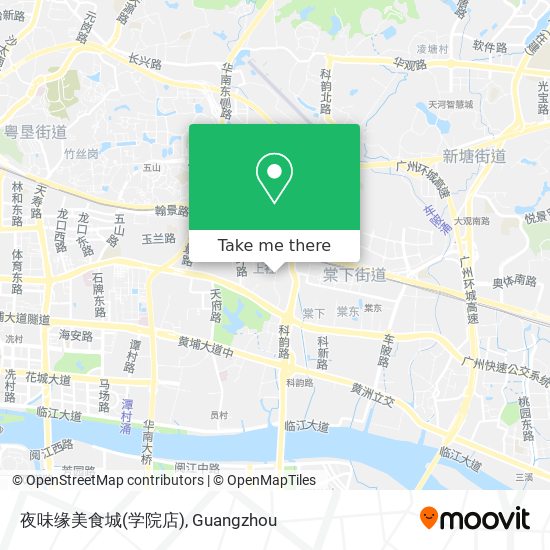 夜味缘美食城(学院店) map