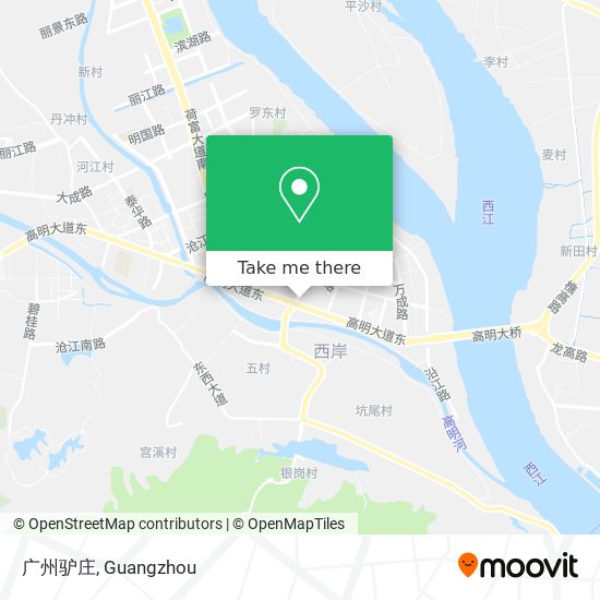 广州驴庄 map