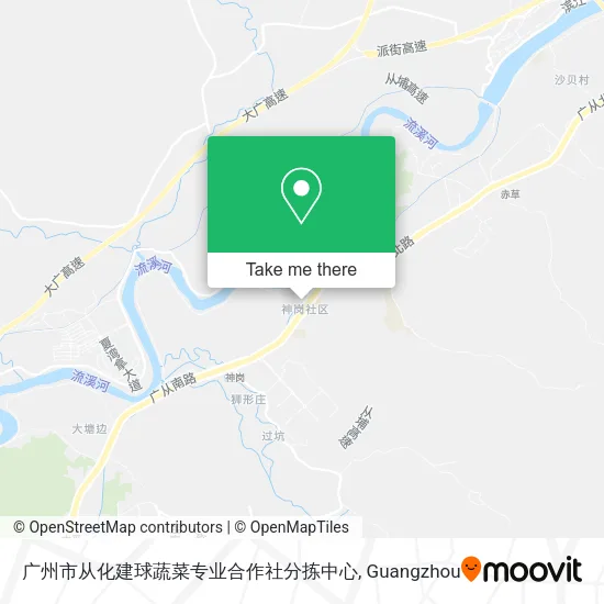 广州市从化建球蔬菜专业合作社分拣中心 map