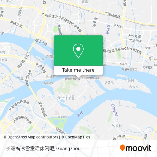 长洲岛冰雪童话休闲吧 map