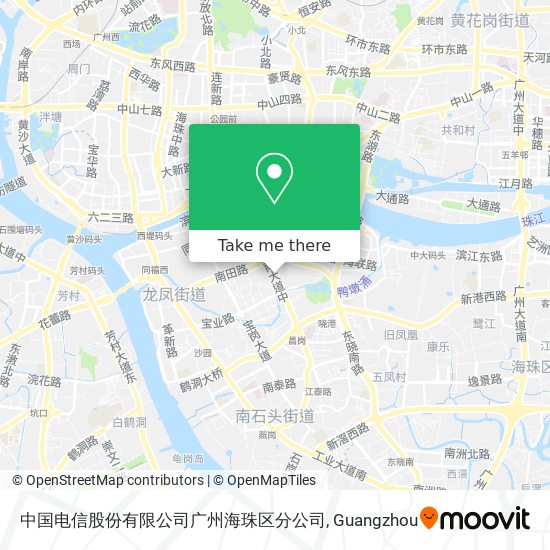 中国电信股份有限公司广州海珠区分公司 map