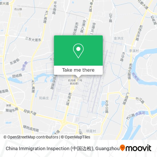 China Immigration Inspection (中国边检) map