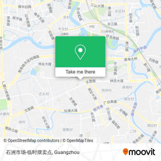 石洲市场-临时摆卖点 map