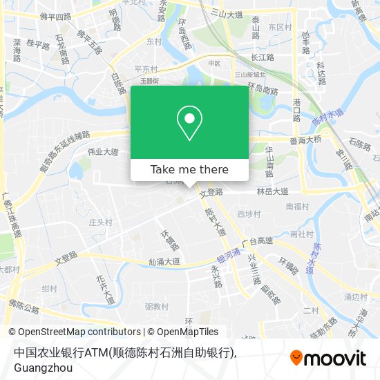中国农业银行ATM(顺德陈村石洲自助银行) map