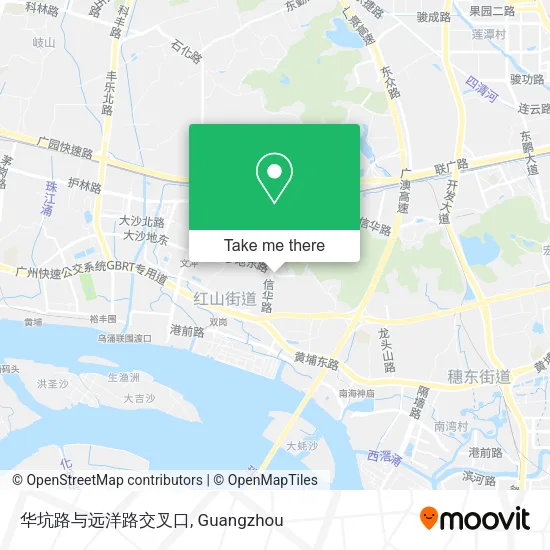 华坑路与远洋路交叉口 map