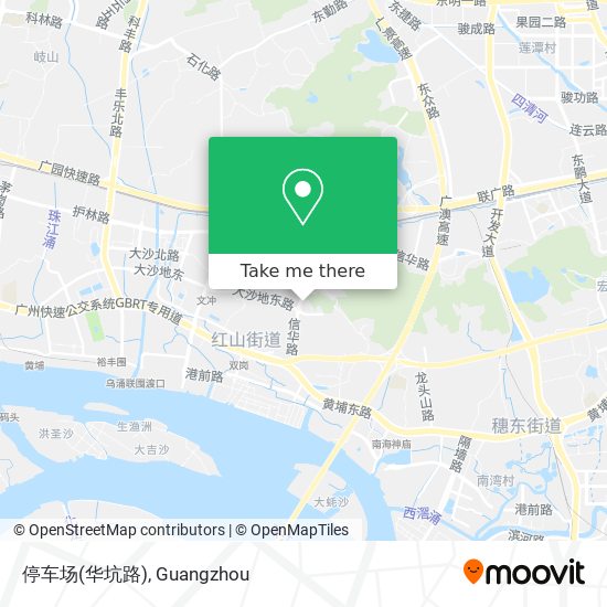 停车场(华坑路) map