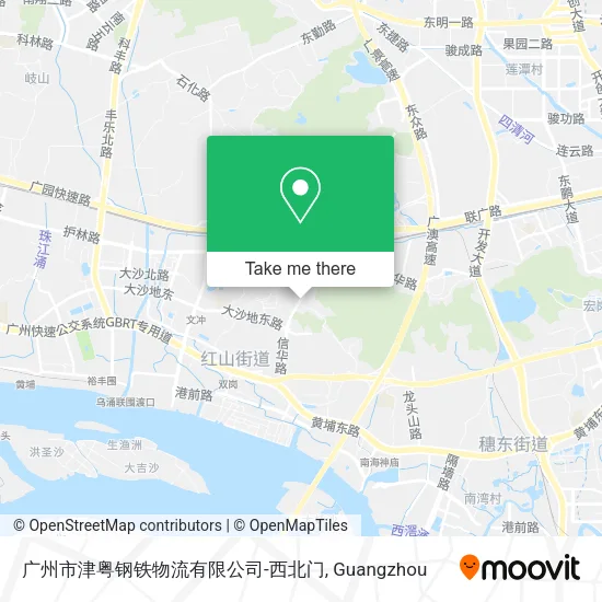 广州市津粤钢铁物流有限公司-西北门 map