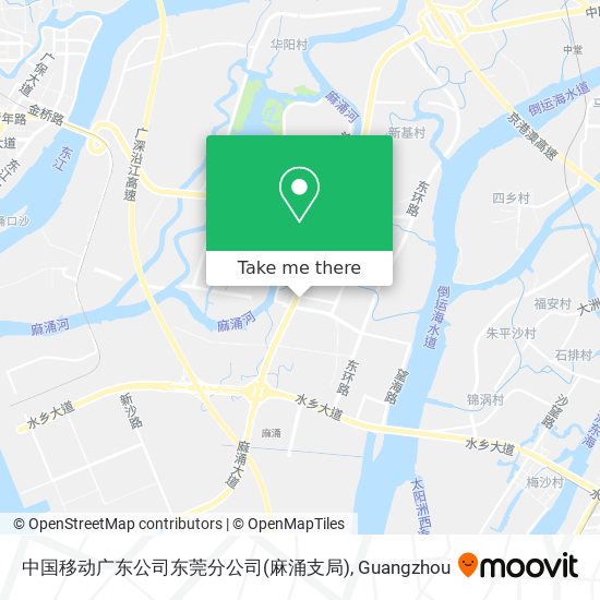 中国移动广东公司东莞分公司(麻涌支局) map