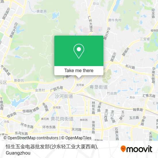 恒生五金电器批发部(沙东轻工业大厦西南) map