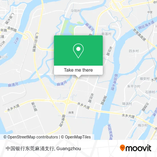 中国银行东莞麻涌支行 map