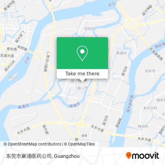 东莞市麻涌医药公司 map