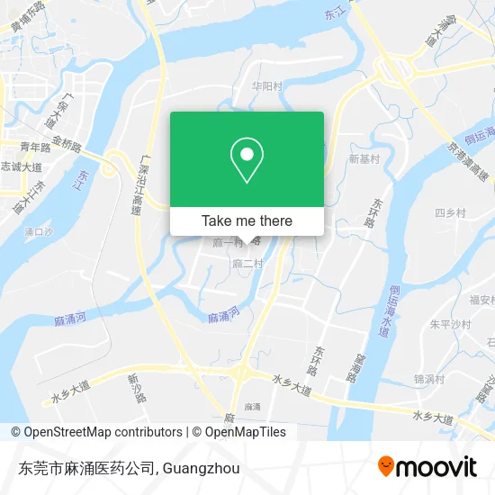 东莞市麻涌医药公司 map