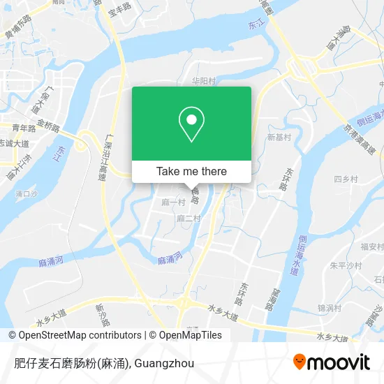 肥仔麦石磨肠粉(麻涌) map