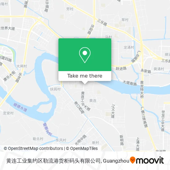 黄连工业集约区勒流港货柜码头有限公司 map