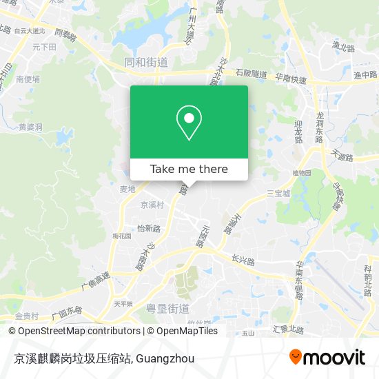 京溪麒麟岗垃圾压缩站 map