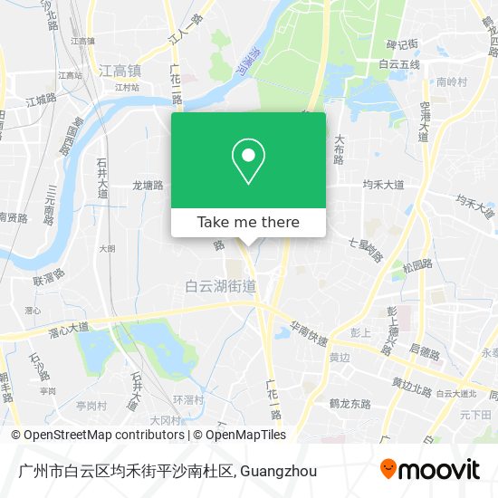 广州市白云区均禾街平沙南杜区 map