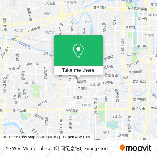 Ye Wen Memorial Hall (叶问纪念馆) map