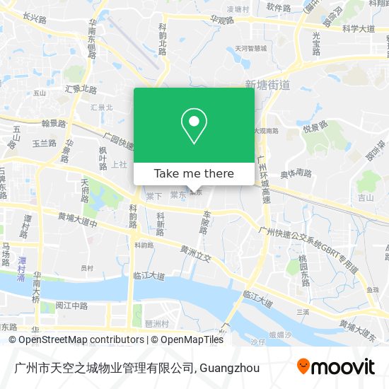 广州市天空之城物业管理有限公司 map