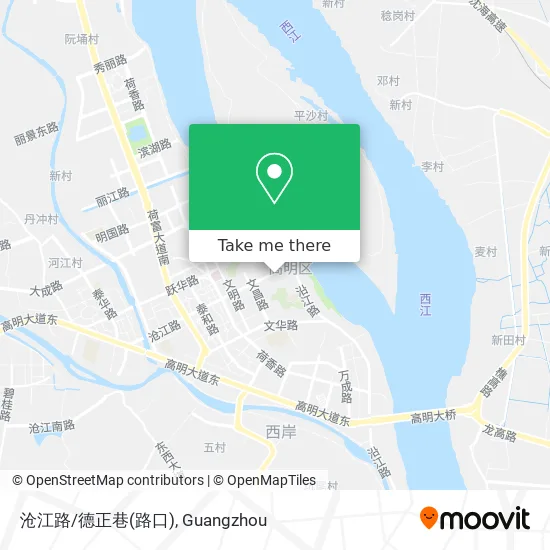 沧江路/德正巷(路口) map