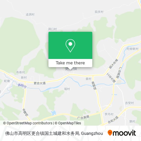 佛山市高明区更合镇国土城建和水务局 map
