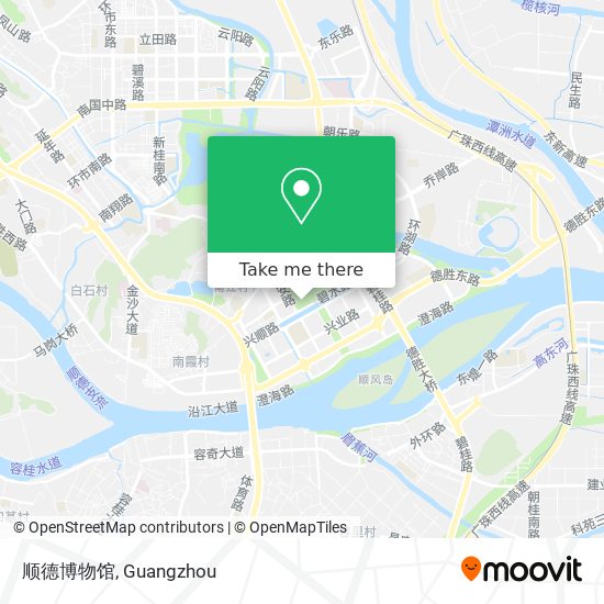 顺德博物馆 map