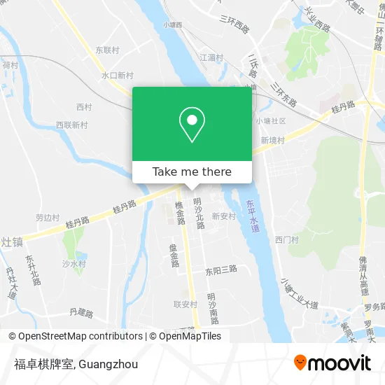 福卓棋牌室 map