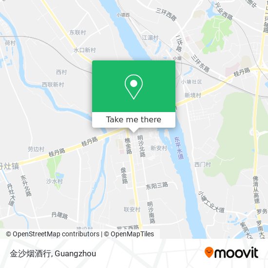 金沙烟酒行 map