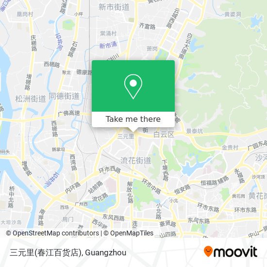 三元里(春江百货店) map