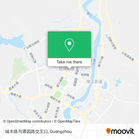 城丰路与通园路交叉口 map
