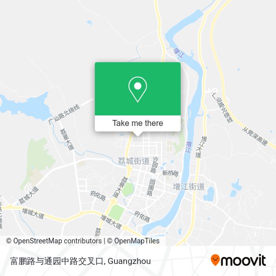 富鹏路与通园中路交叉口 map