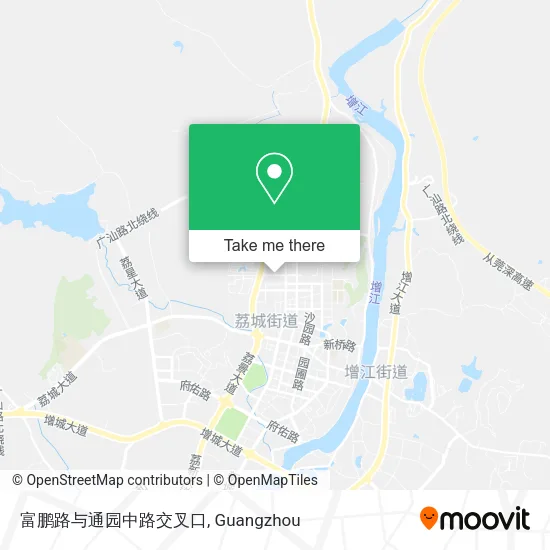 富鹏路与通园中路交叉口 map