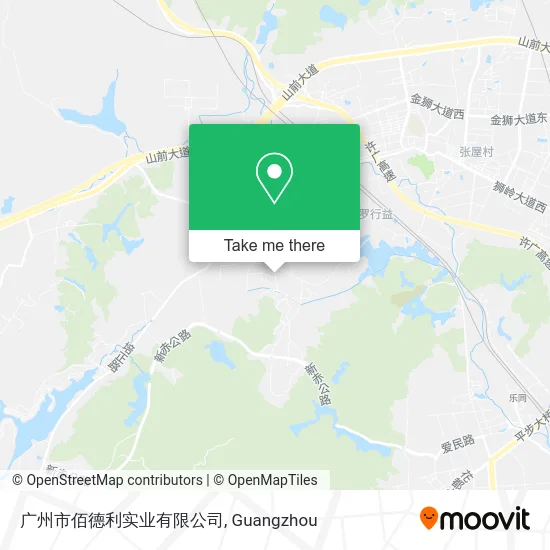 广州市佰德利实业有限公司 map