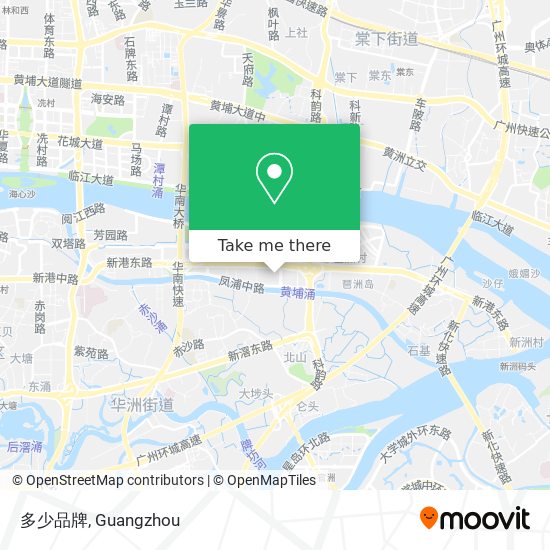 多少品牌 map