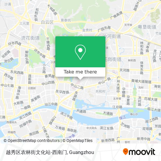 越秀区农林街文化站-西南门 map