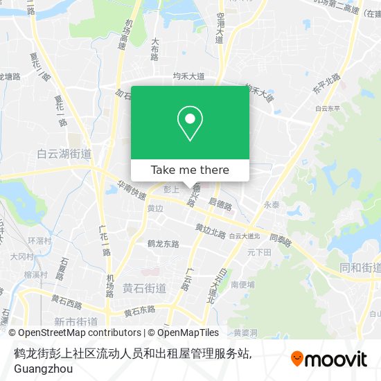 鹤龙街彭上社区流动人员和出租屋管理服务站 map