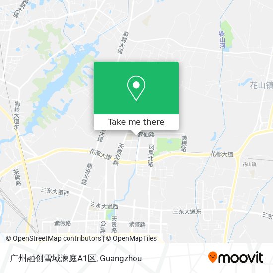 广州融创雪域澜庭A1区 map