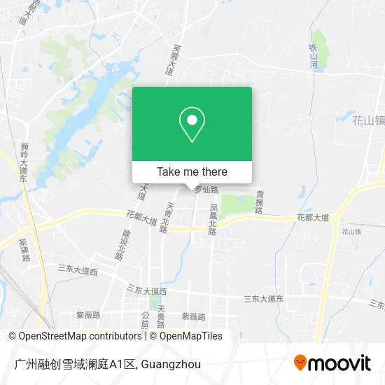 广州融创雪域澜庭A1区 map