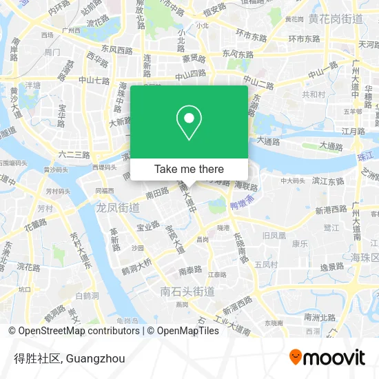 得胜社区 map
