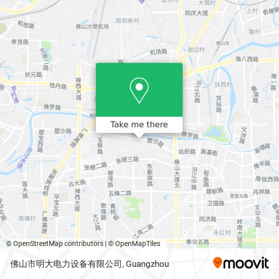佛山市明大电力设备有限公司 map