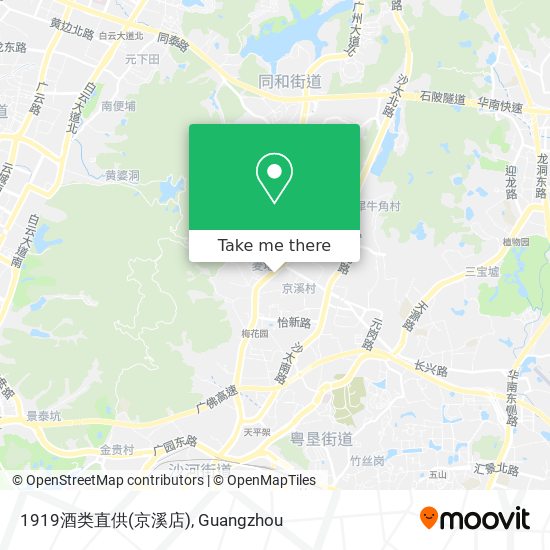 1919酒类直供(京溪店) map