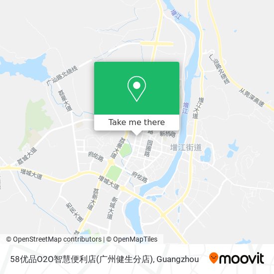 58优品O2O智慧便利店(广州健生分店) map