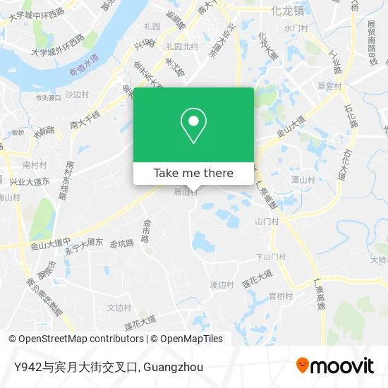 Y942与宾月大街交叉口 map