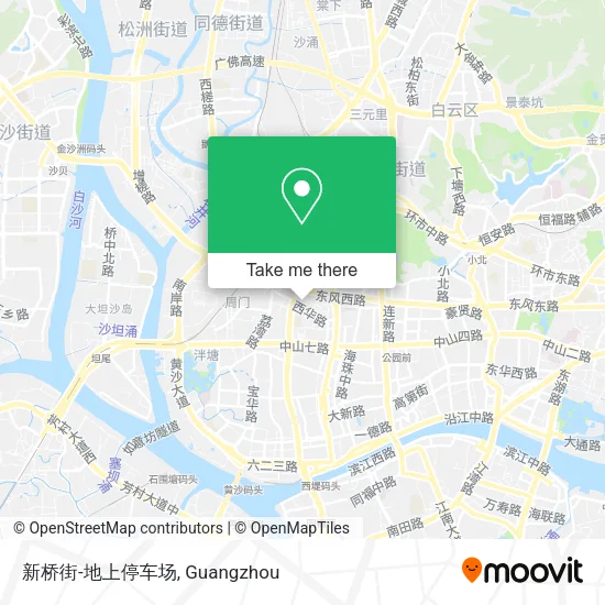 新桥街-地上停车场 map
