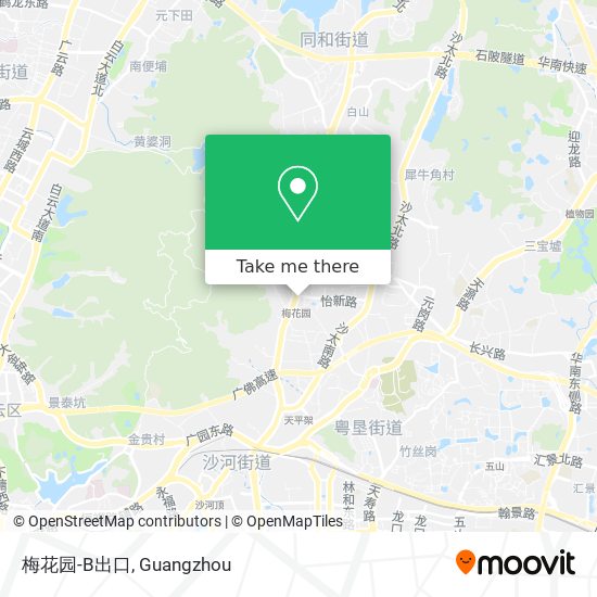 梅花园-B出口 map