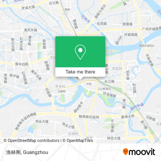 渔林阁 map