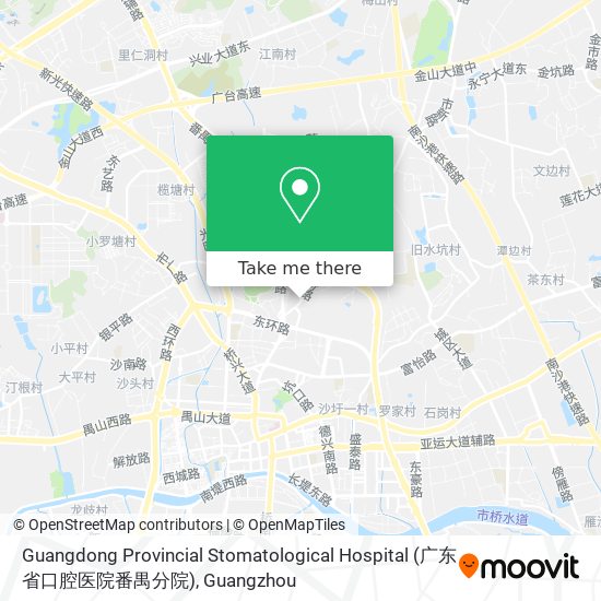 Guangdong Provincial Stomatological Hospital (广东省口腔医院番禺分院) map