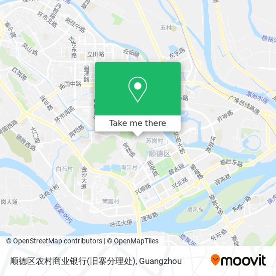 顺德区农村商业银行(旧寨分理处) map