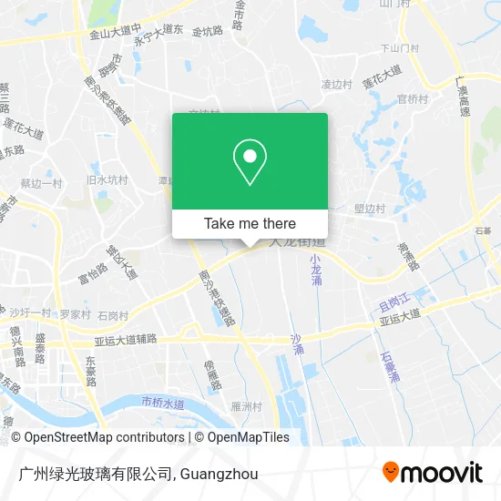 广州绿光玻璃有限公司 map