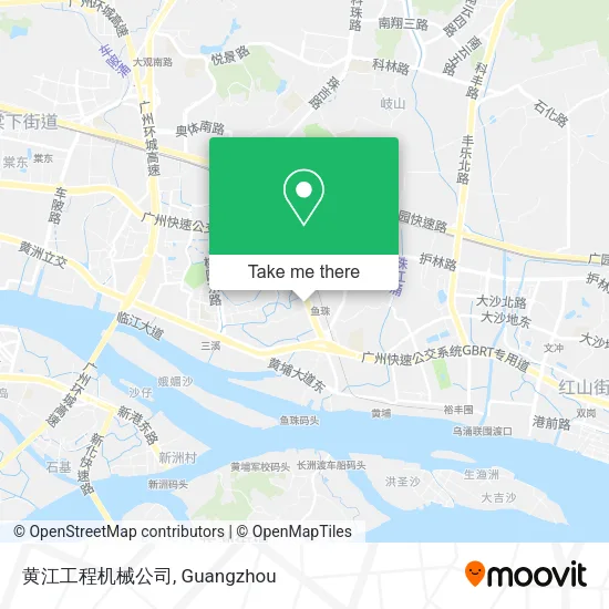 黄江工程机械公司 map
