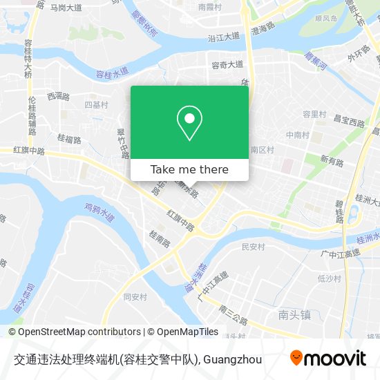 交通违法处理终端机(容桂交警中队) map